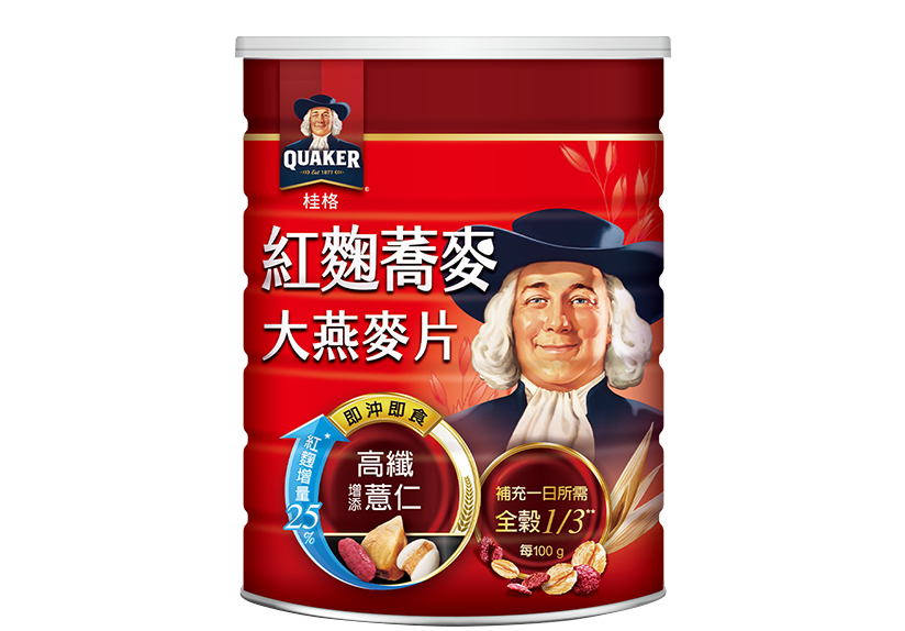 桂格 紅麴蕎麥大燕麥片 700g