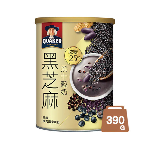 桂格 黑芝麻黑十穀奶 390g
