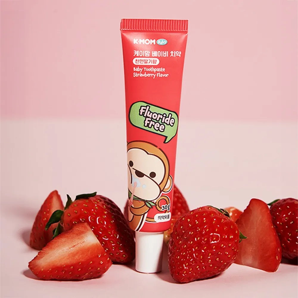植萃嬰幼兒無氟牙膏-鮮嫩草莓 30g
