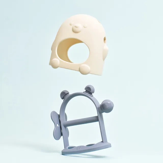 QQ熊矽膠穿握式固齒器